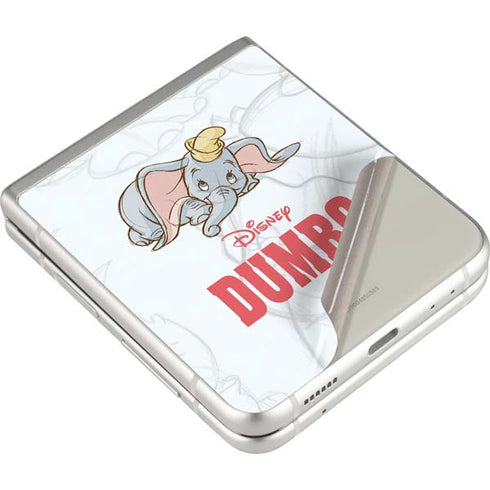 Disney Dumbo Classic sketched portrait Galaxy Z Flip4 5G Skin